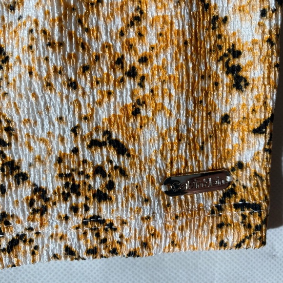 NEW Plus Size Calvin Klein Snakeskin Scoop Neck 3/4 Raglan Sleeve Blouse $80 - Picture 6 of 10